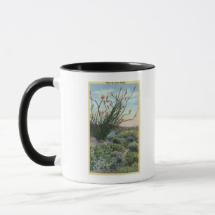 CaliforniaView of Cacti in Bloom Mugg