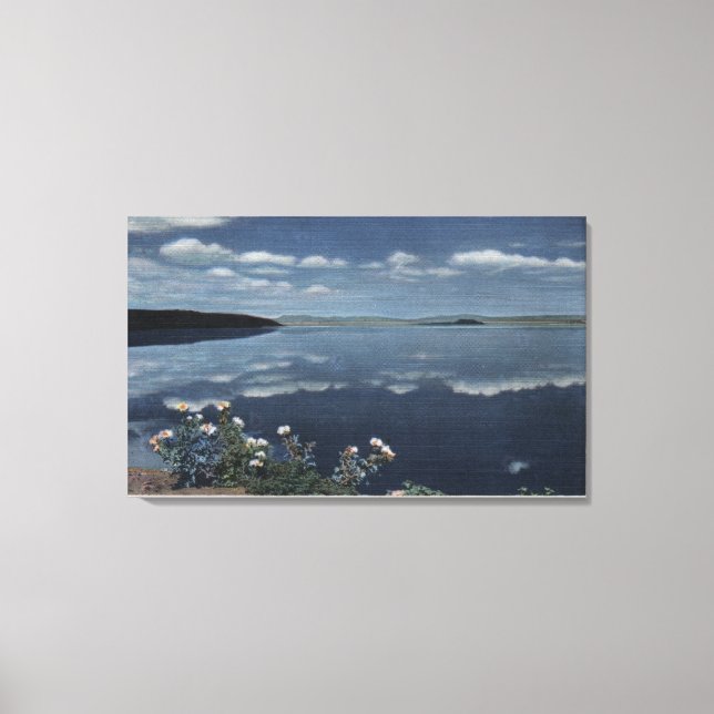 CaliforniaView of Mono Sjö in the High Sierra Canvastryck (Framsida)