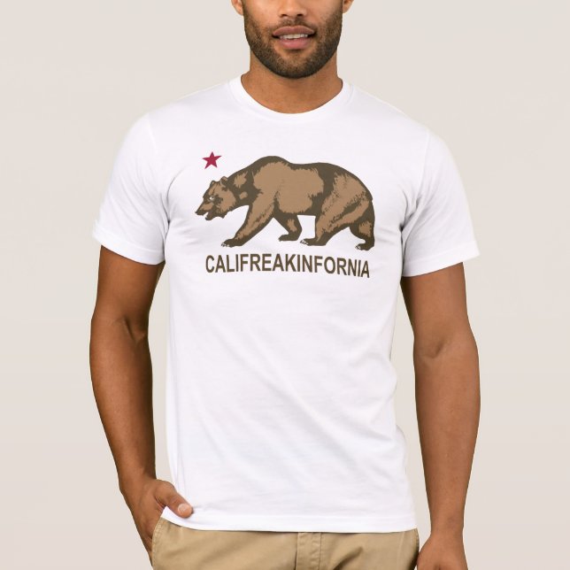 Califreakinfornia Tee Shirt (Framsida)