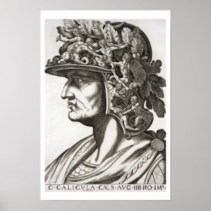 Caligula Caesar (12-41 ANNONS), 1596 (gravyr) Poster
