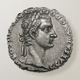 Caligula Roman Emperor 🏛️ Gaius Caesar Old Coin Rund Kudde