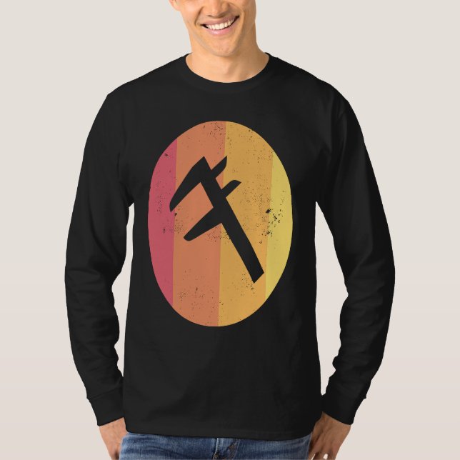 Caliper  Distressed Retro Engineer's Tool T Shirt (Framsida)