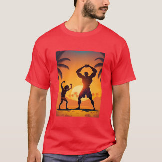 Calisthenics Eercise Enthusiast Far och T Shirt