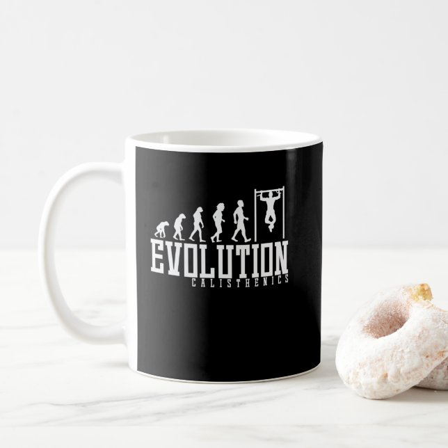 Calisthenics Evolution Kaffemugg (Med munk)