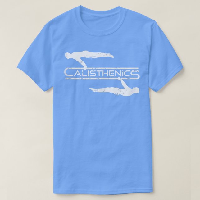 Calisthenics Front Lever Planche Street Workout  T Shirt (Design framsida)