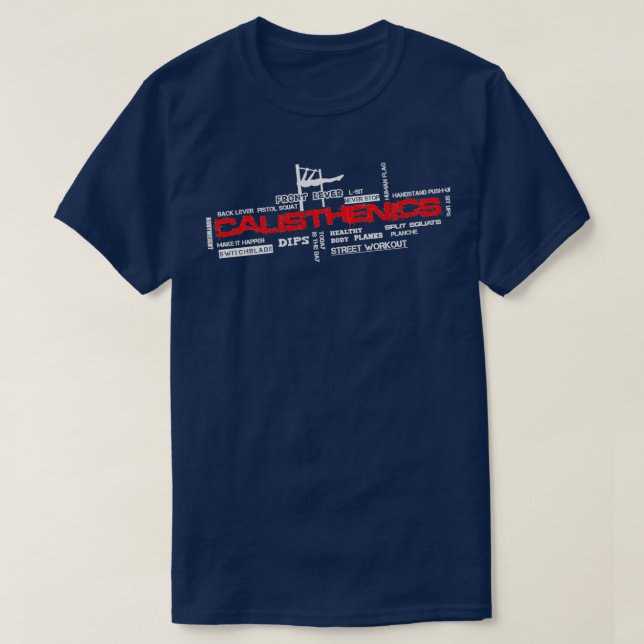 Calisthenics-moln T Shirt (Design framsida)