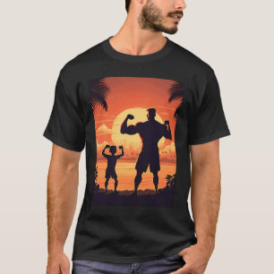 Calisthenics utövar entusiaster Far och son D T Shirt