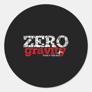 Calisthenics Zero Gravity Fitness och Workout Moti Runt Klistermärke