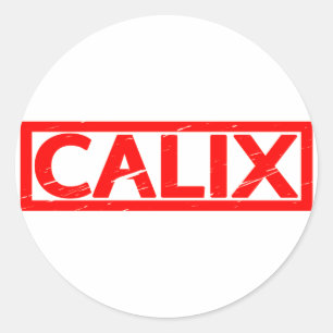 Calix Frimärke Runt Klistermärke