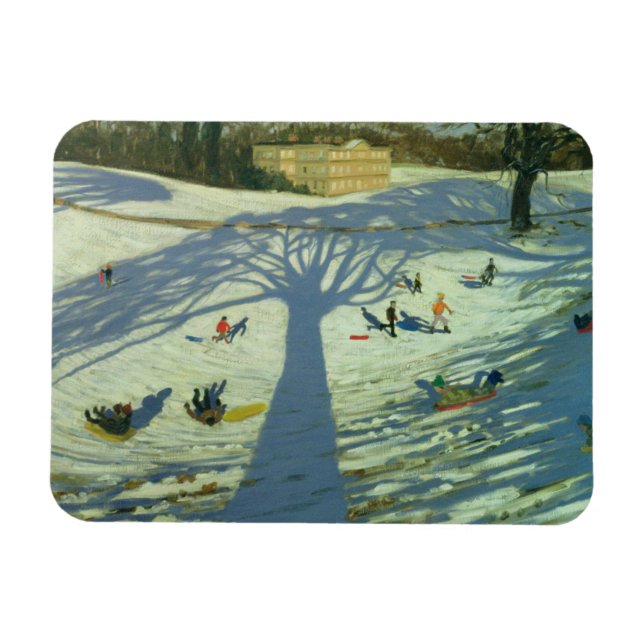Calke Abbey House Winter 2002 Magnet (Horisontell)