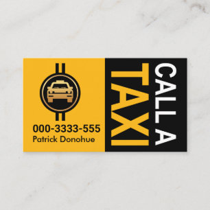 CALL A TAXI-CAB-drivrutin Visitkort