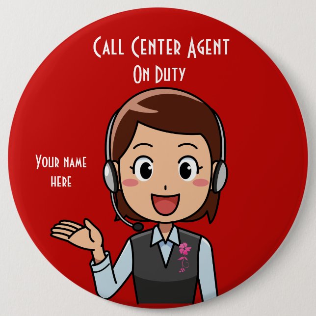 Call Center Agent on Duty Red Knapp (Framsida)