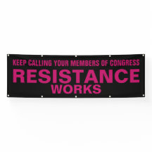 Call Congress Resistance Works Protest Rosa Black