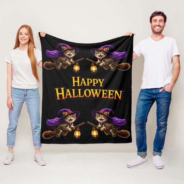 Call happy Halloween fleece blanket (På plats)