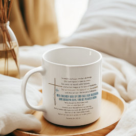 CALL HER BLESSED Mamma-webbutskrifter 31-skript Kaffemugg