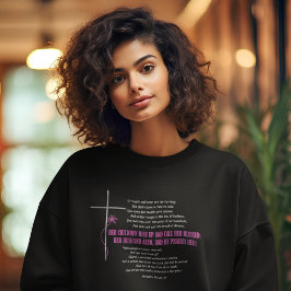 CALL HER BLESSED Mamma-webbutskrifter 31-skript T Shirt