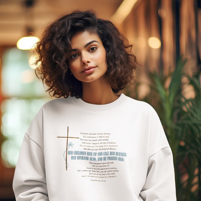 CALL HER BLESSED Mamma-webbutskrifter 31-skript T Shirt (Skapare uppladdad)