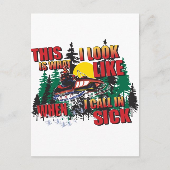 CALL-IN-SICK VYKORT (Framsida)