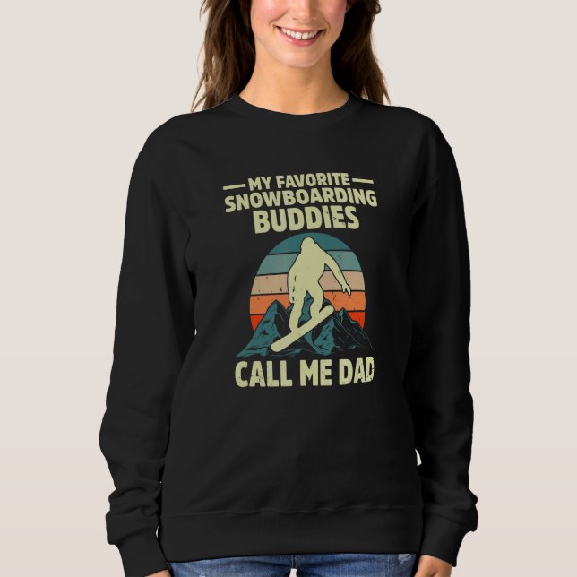 Call Me Dad Snowboard Snowboarder Wintersports T Shirt (Framsida)