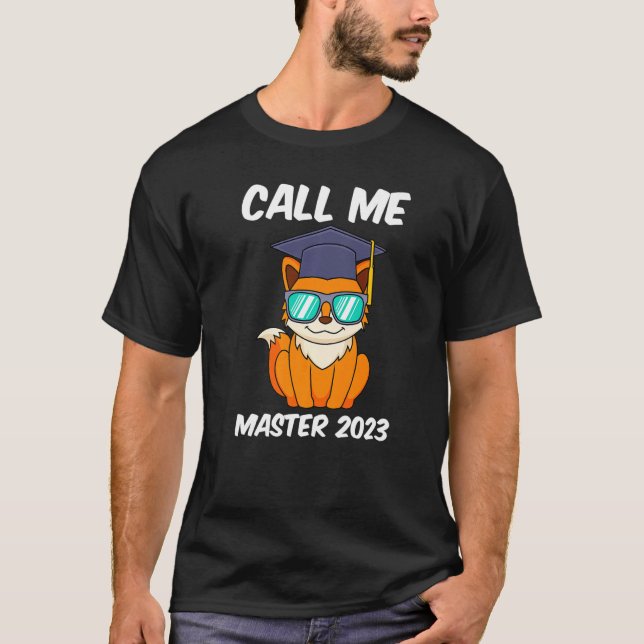 Call me master 2023 masters degree master Premium T Shirt (Framsida)