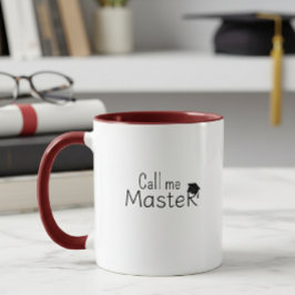 Call me Master - Customizable Mug - Degree - Mugg