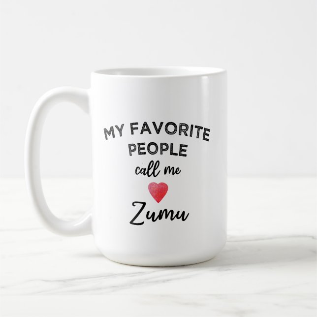 Call Me ZUMU Chinese Paternal Grandmother Nickname Kaffemugg (Vänster)