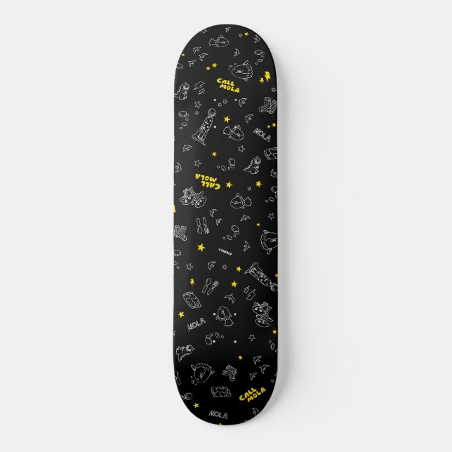 CALL MOLA スケートボード【ボード】 MINI SKATEBOARD BRÄDA 18,5 CM (Framsida)