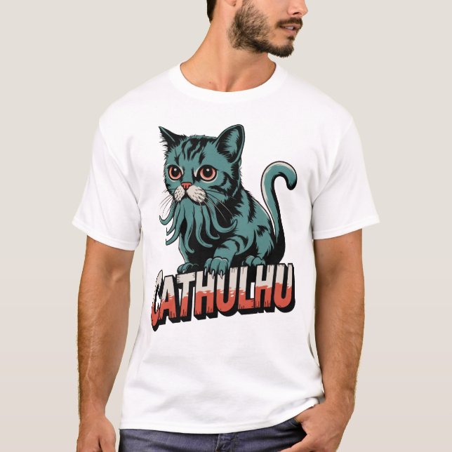Call of Cathulhu T Shirt (Framsida)