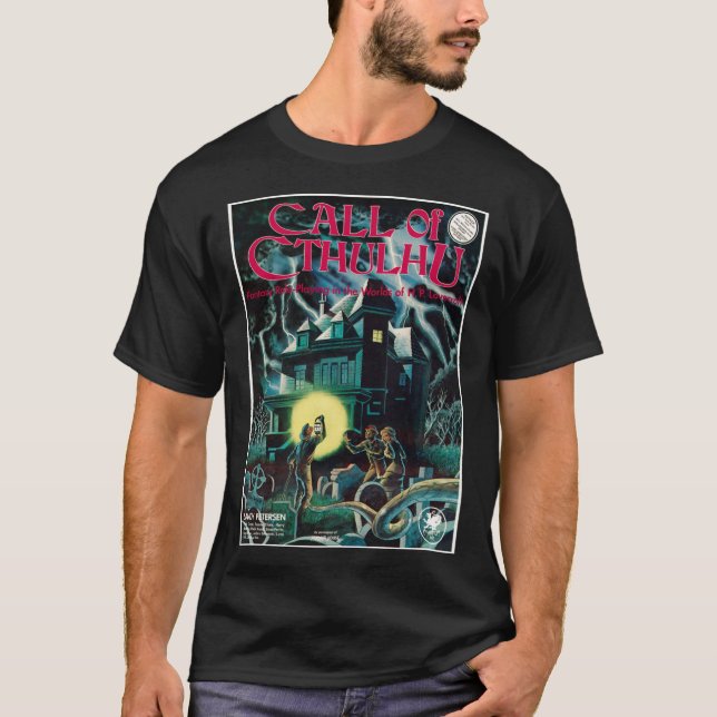 Call of Cthulhu 1st Edition Cover Classic T-Shirt (Framsida)