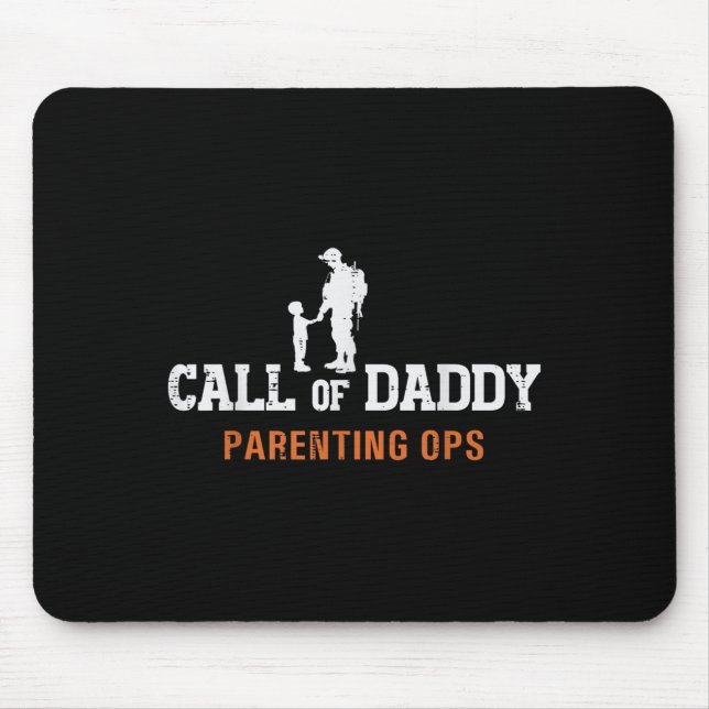 Call Of Daddy Parenting Ops Fun Fathers Day Dad Pa Musmatta (Framsidan)