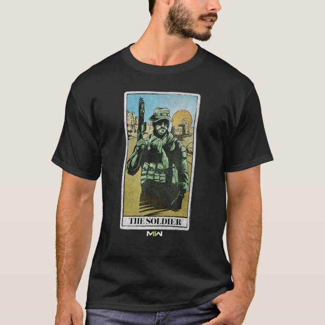 Call of Duty Modern Warfare 2 The Soldier Desert C T Shirt (Framsida)