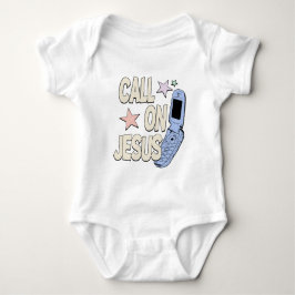 Call on Jesus – Retro Faith Design T Shirt
