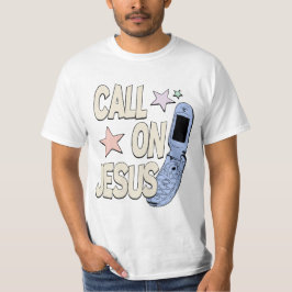Call on Jesus – Retro Faith Design T Shirt