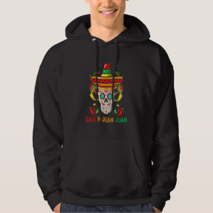 Call Sugarskalle Mexiko Mexikanska Lycklig Cinco D Hoodie