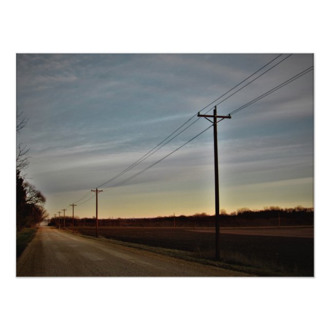 "Call to the Open Road" Fototryck (Framsidan)