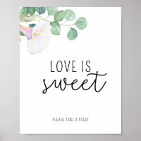 Calla-blomman - Kärlek är söt att ta ett poster
