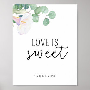 Calla-blomman - Kärlek är söt att ta ett poster