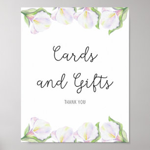Calla-blommor - Kort och gåvor Poster