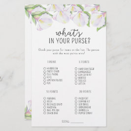 Calla-blommor - Vad är det i ditt handväska?