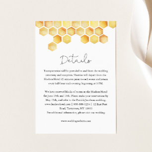 CALLA Honey Bee Detaljer Tilläggskort