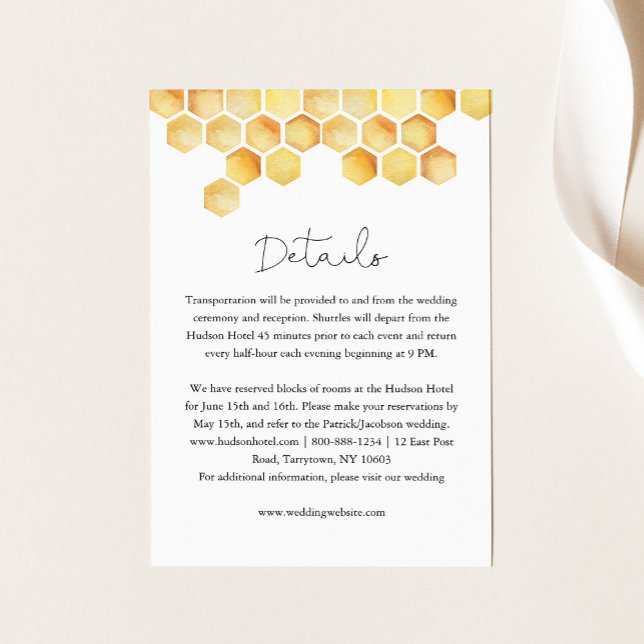CALLA Honey Bee Detaljer Tilläggskort (Skapare uppladdad)