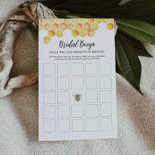 CALLA Honeycomb Bee Möhippa Bingo Card