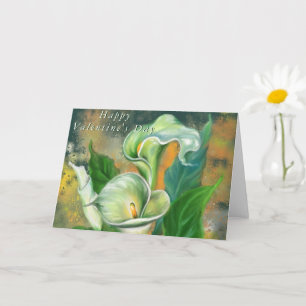 Calla Lilies Alla hjärtans dag-kort Kort