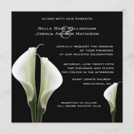 Calla Lilies bröllopsinbjudan Inbjudningar