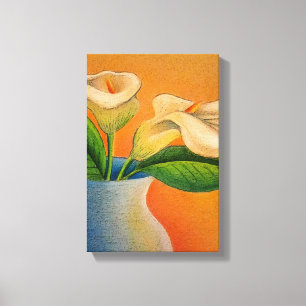 Calla Lilies canvas