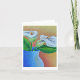 Calla Lilies Greeting Card Tack Kort