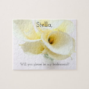 Calla lilies i vas pussel