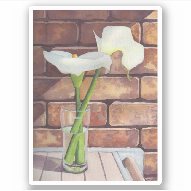 Calla Lilies Klistermärken (Framsida)