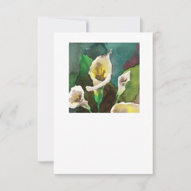 Calla Lilies-kort (Framsida)