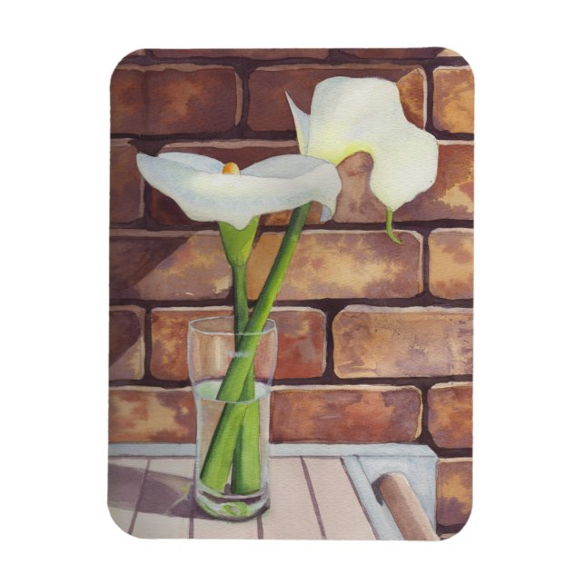 Calla Lilies Magnet (Vertikal)
